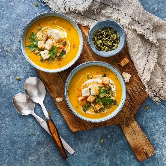 Spiced Carrot And Pumpkin Soup